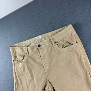 Faherty Pants Men's 38x29 Beige Corduroy 5 Pocket Stretch Huckberry Flat Front